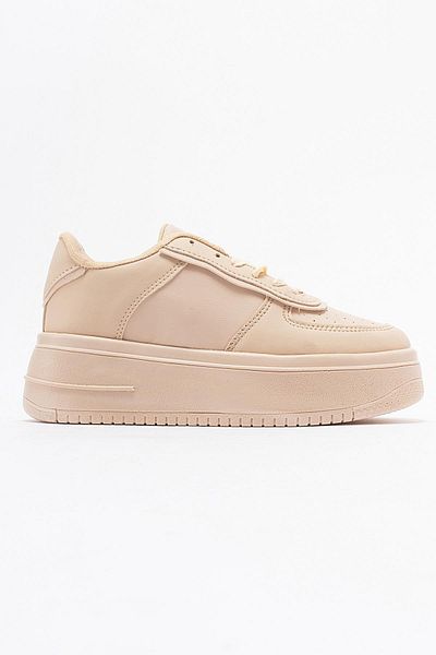 Ccway Pantofi sport Air White de damă BEI BEI