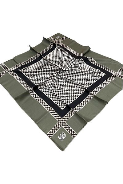 Levidor Πράσινο μεταξωτό μαντήλι Twill - 2025-01