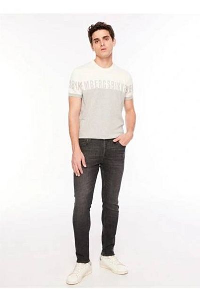 Jack & Jones Ανδρικό τζιν παντελόνι Jjigglenn Jjorıgınal Sq 270 Noos 12243595   Μαύρο τζιν