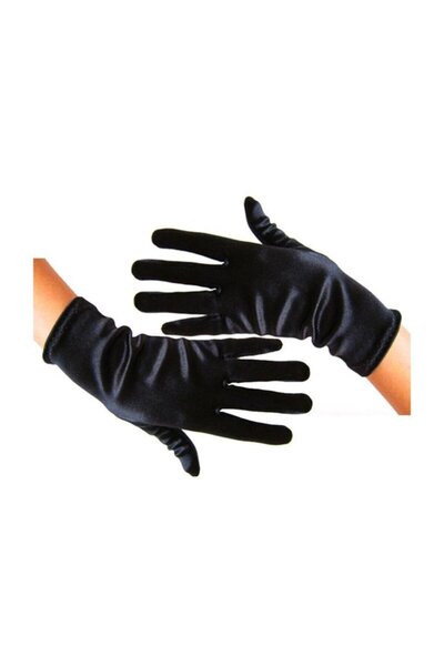 Eren Giyim Saten Likrali Dans & Opera Eldiveni -(25 CM)