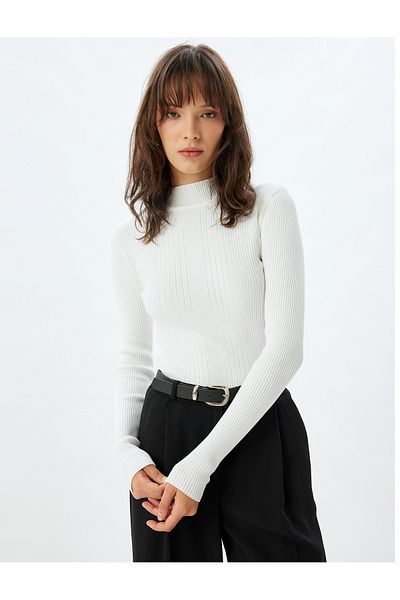 Koton Long Sleeve Turtleneck Knitwear Sweater