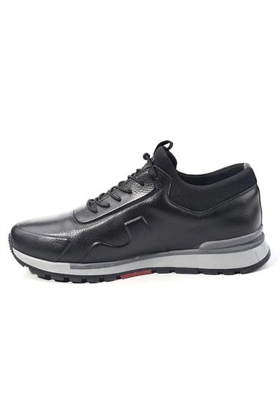 Voyager 5333 Mr Men - Pantofi sport casual din piele Nata neagră