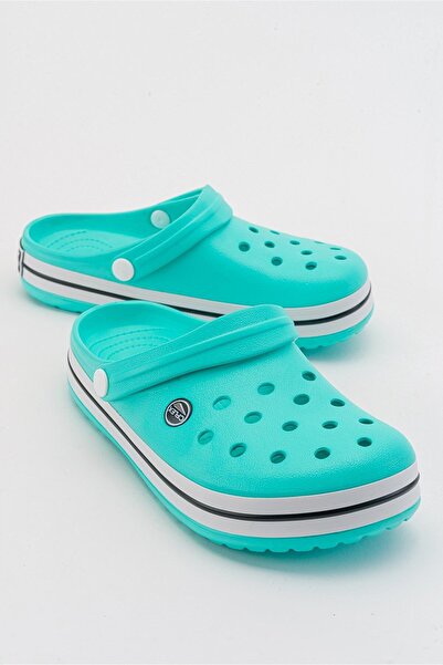 Ccway Papuci de damă Sabo VERDE ALB NEGRU