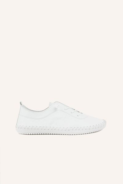 MARCATELLI Pantofi alb din piele moale 2627