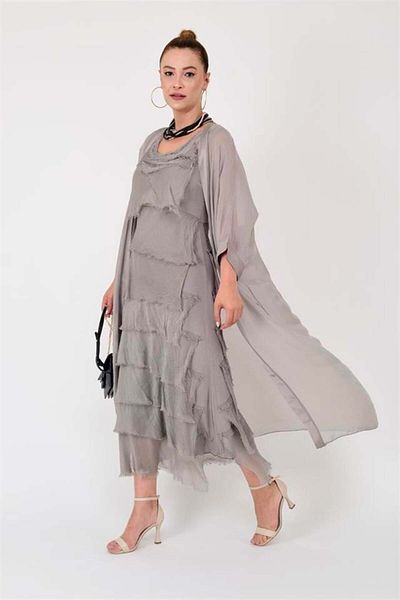 Bohem Stil Италианска бохо копринена пелерина