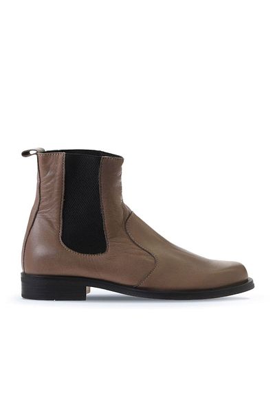 Bueno Shoes 01wv8601 Μοντέλο Γκρι Δερμάτινες Γυναικείες Μπότες