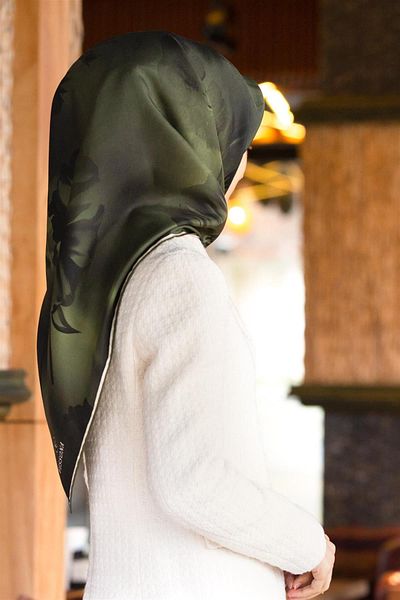 Vissona Μεταξωτό κασκόλ Twill - 6269 - 0037