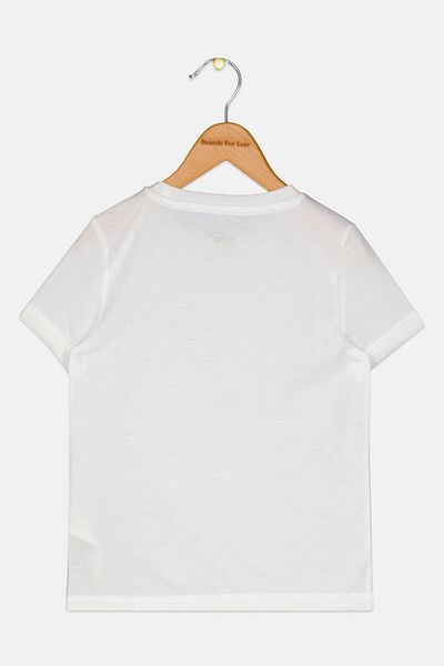 Puma Kids Boy Brand Logo T-shirt, White