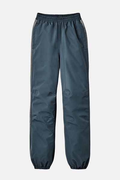Tchibo Kids Girl Reflective Rain Pants, Slate Grey