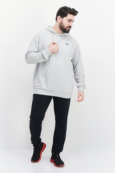 Fila Men Sportswear Fit Long Sleeve Training Hoodies, Grey