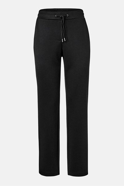 Tchibo Women Regular Fit Solid Jogger Pants, Black