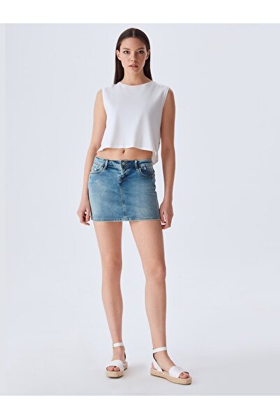 Ltb Adrea Mini Jean Skirt