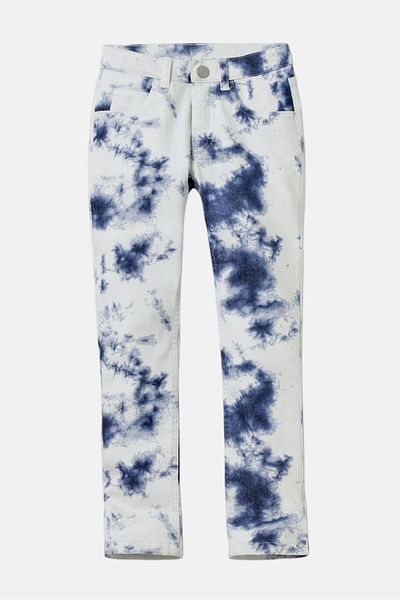 Tchibo Kids Girl Regular Fit Stretchable Jeans, White