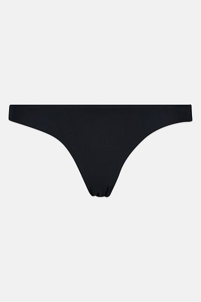 Roxy Women Plain Pull On Bikini Bottom, Black