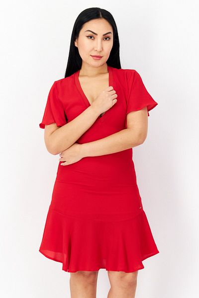 Pepe Jeans Women Plain Mini Dress, Red