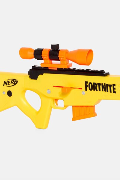 Nerf Fortnite Basr-L Bolt Action Blaster, Yellow