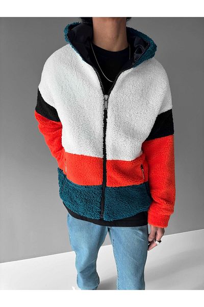 ablukaonline Ανδρικό βελούδινο παλτό 3 χρωμάτων Oversize Petrol Green