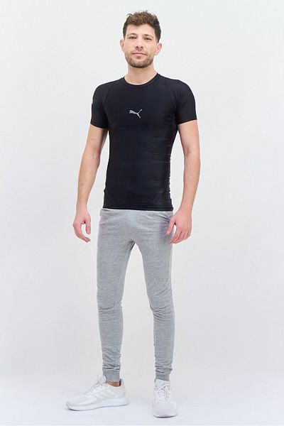 Puma Men Sportswear Fit Brand Logo Training T-Shirts, Black