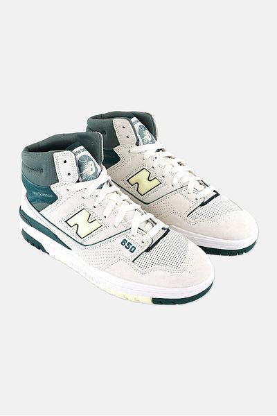 New Balance Men Bb650rvg Lace Up High Cut Sport Shoes, White