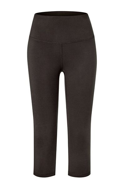 Tchibo Women Sportswear Fit 3/4 Sport Tight, Dark Brown