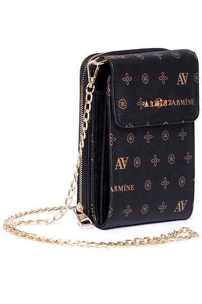 Armine Black Printed 266 Bag