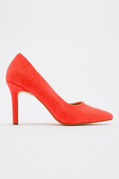 Ccway Women's Stiletto ORANJ SUEDE
