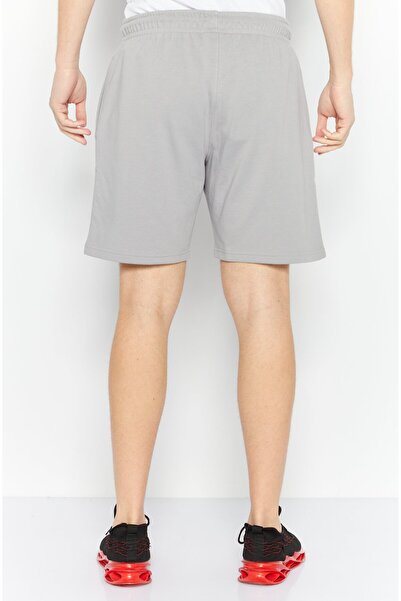 DKNY Sport Men Sportswear Fit Drawstring Training Shorts, Silver