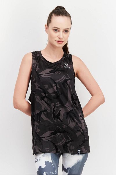 Aape By A Bathing Ape Women Sportswear Fit Padded Training Tank Top, Grey