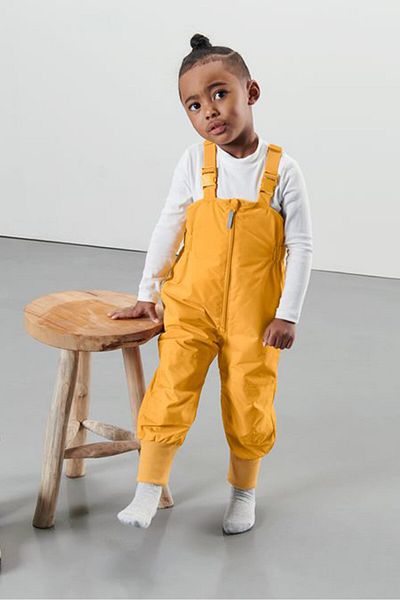 Tchibo Kids Boy Plain Rain Trouser, Yellow