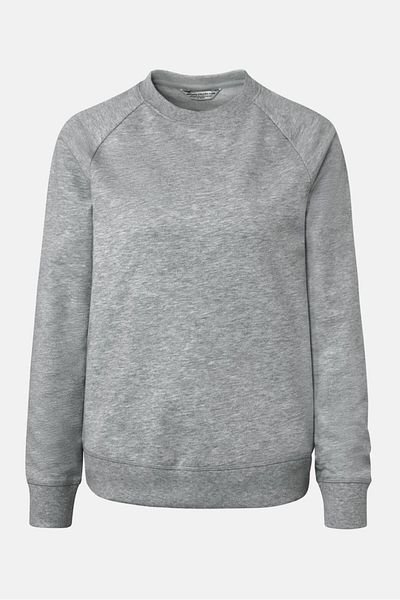 Tchibo Women Sportswear Fit Long Sleeves Yoga Sweatshirt, Light Grey