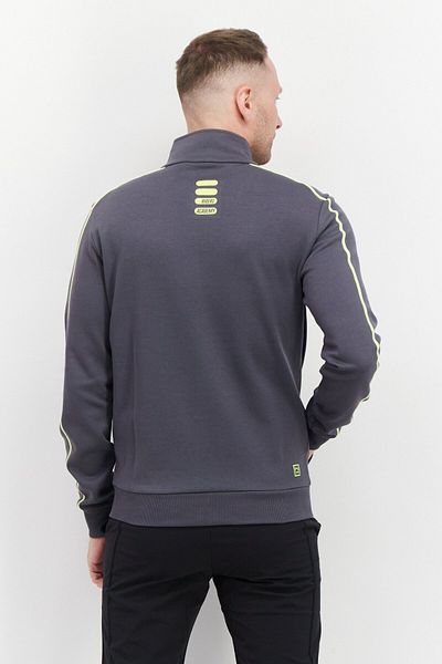 Fila Men Sportswear Fit Training Sweatshirt, Grey Combo