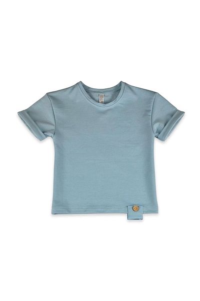 Difa Set de partea de sus și de jos unisex, detaliat cu nasturi, fată de vară, băiat