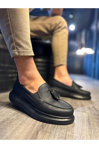 Knack Casual Sports Classic Shoes 818 Black (Μαύρη σόλα)
