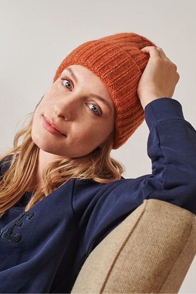 Tchibo Women Knitted Beanie, Orange