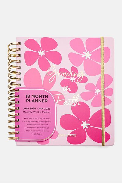 Votum 18 Month Chunky Agenda Planner, Pink