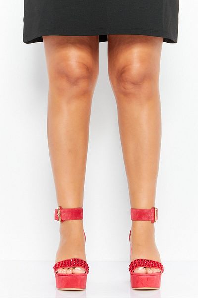 Michael Kors Women Medium Adjustable Closure Sandals, Crimson
