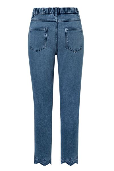 Tchibo Women Slim Fit Washed Denim Jeans, Blue