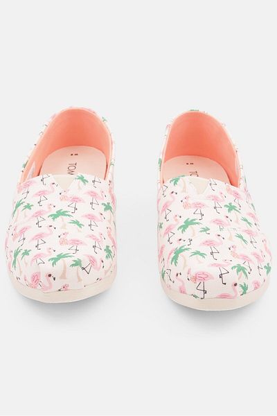 Toms Women Alpargata Slip On Flats, Off White Combo