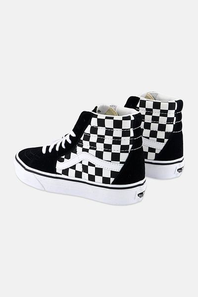 Vans Women Sk8-High Cuff Lace Up Shoes, Black