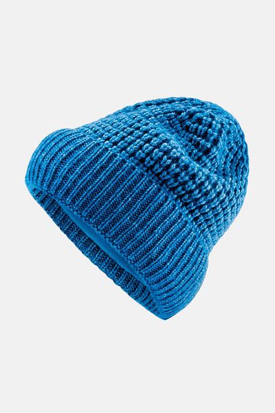 Tchibo Women Textured Beanie, Blue