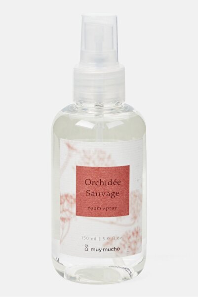 Muy Mucho Wild orchid Scented Air Freshener Room Spray 150ml, Transparent
