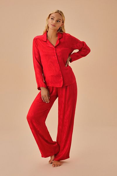 SUWEN Diamond Masculine Pajama Set