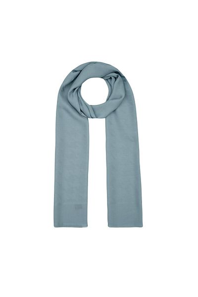 ipekevi Four Seasons Baby Blue Houndstooth Patterned Monogram Shawl