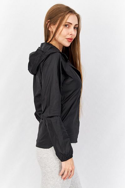 Puma جاكيت تدريب رياضي نسائي بأكمام طويلة وغطاء رأس، أسود
