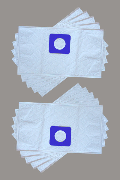 Marketto فانتوم جامبو WD 4600 مكنسة كهربائية كيس غبار قماش 10 قطع