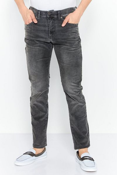 Diesel Erkek 2019 D Strukt Slim Fit Dokulu Esnek Kot Pantolon, Siyah