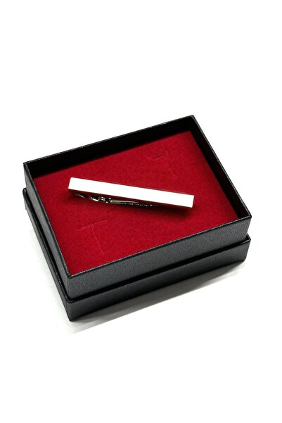 PİERRONİ Düz Model Kutulu Kravat Iğnesi