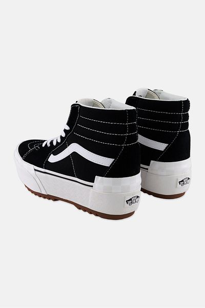 Vans Women Sk8-hi Stacked Skate Shoes, Black