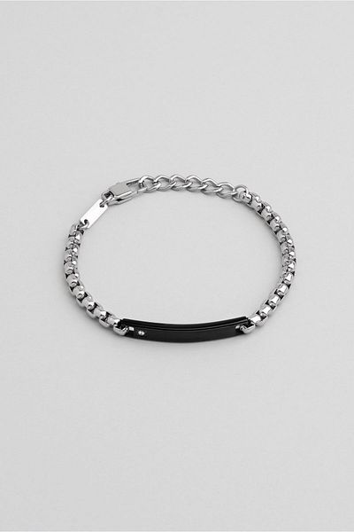 So CHIC... Zircon Stone Detailed Steel Men's Bracelet
