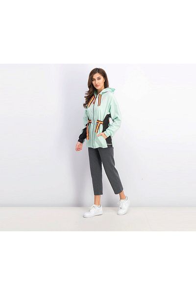 Puma سترة رياضية نسائية، أخضر ضبابي